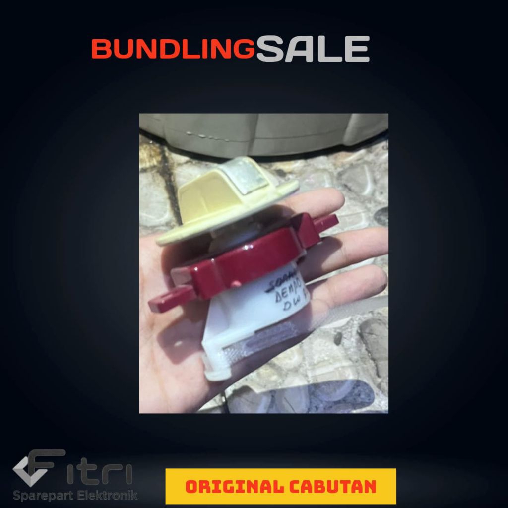 1SET KNOP+SELECTOR MESIN CUCI DENPO DW9893 SATU PASANG