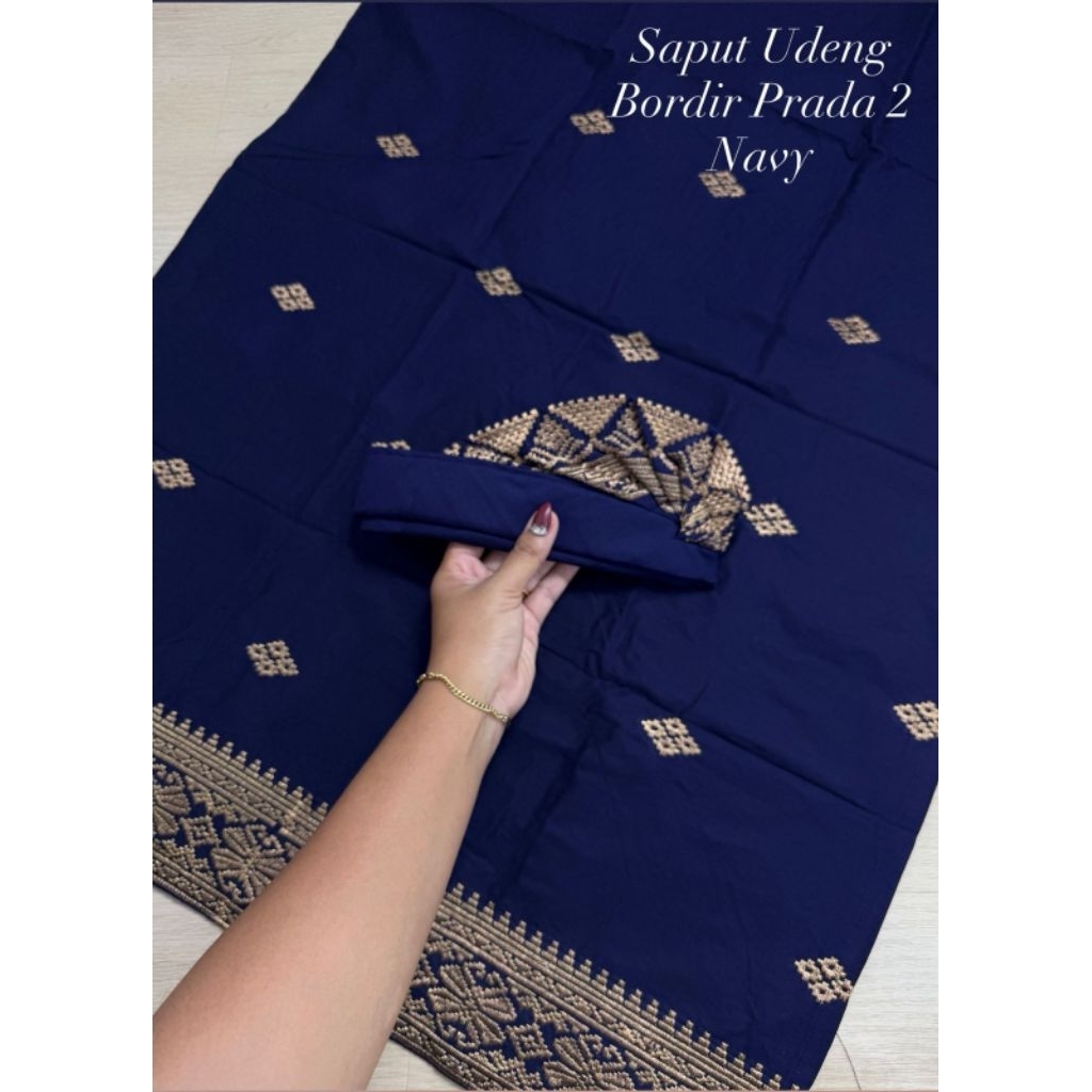 Set Saput Udeng Khas Bali | Saput Udeng Bordir Bali mix benang Prada