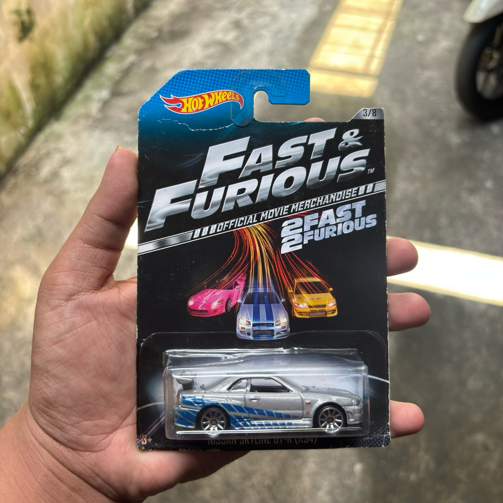 Hot Wheels Nissan Skyline R34 Official Movie Merchandise