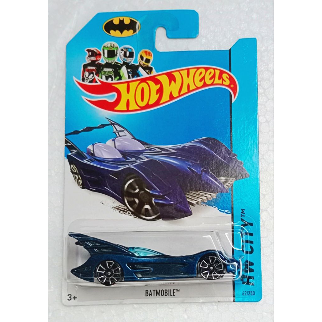 BATMAN BATMOBILE - Hot Wheels Batman Batmobile Dark Blue ©2013 Mattel