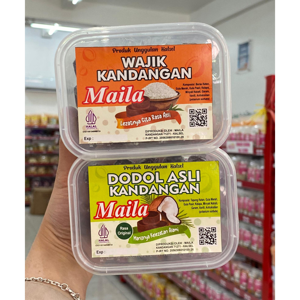 Dodol  Dan Wajik MAILA Box| makanan tradisional khas kandangan | wadai banjar