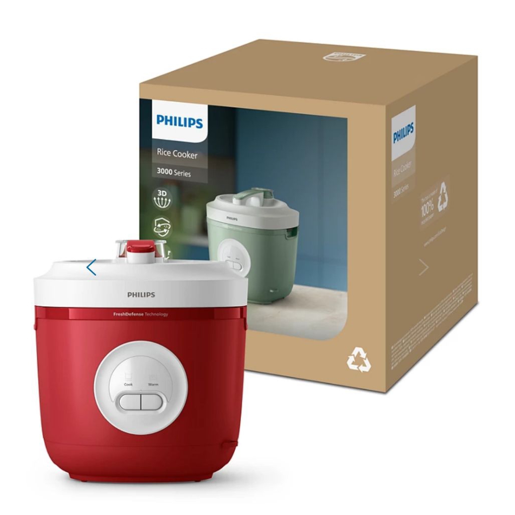 magic com philips hd3210 fresh defense technology penanak nasi listrik 1.8 liter nasi pulen wangi si