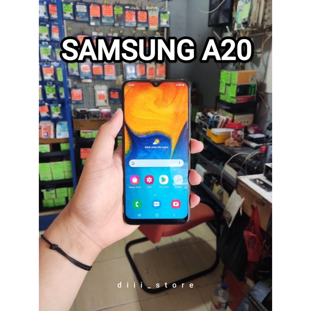 SAMSUNG GALAXY A20 3/32 GB DUAL SIM 4G LTE SECOND NORMAL SIAP PAKAI
