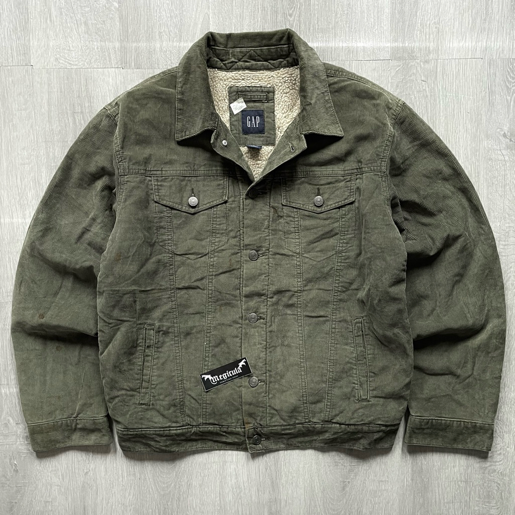 GAP Corduroy Sherpa Trucker Jacket