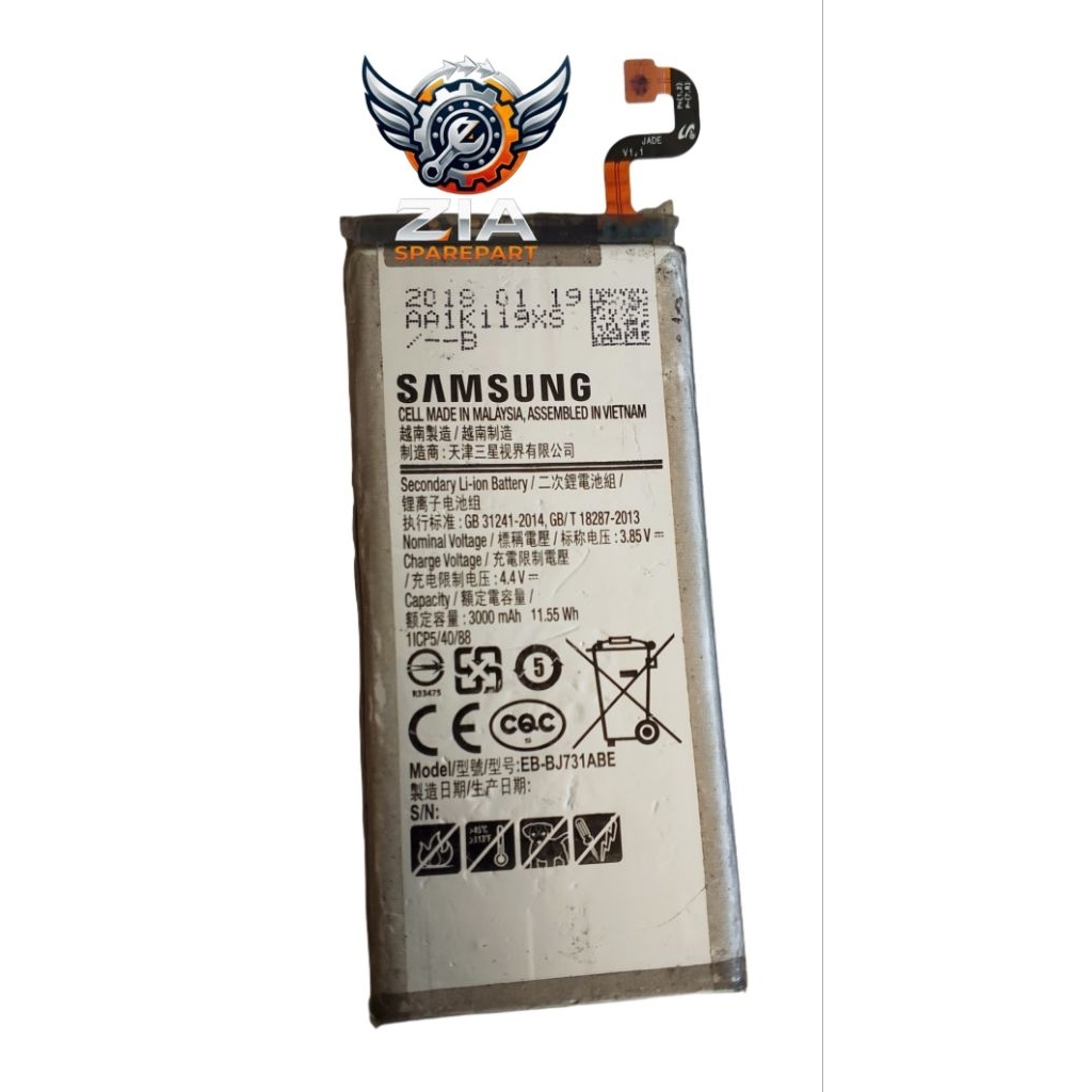 BATRE BATERAI BATTERI ORIGINAL COPOTAN SAMSUNG GALAXY J7 PLUS / C8 / J731 / C710/100 EB-BJ731ABE