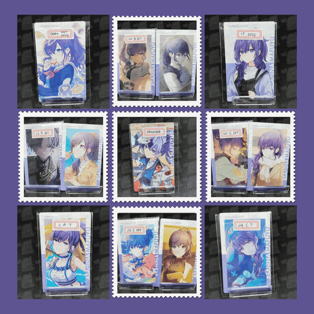 [OFFICIAL MERCH] Project Sekai Asahina Mafuyu ePick Cards Wafer Card Ticket