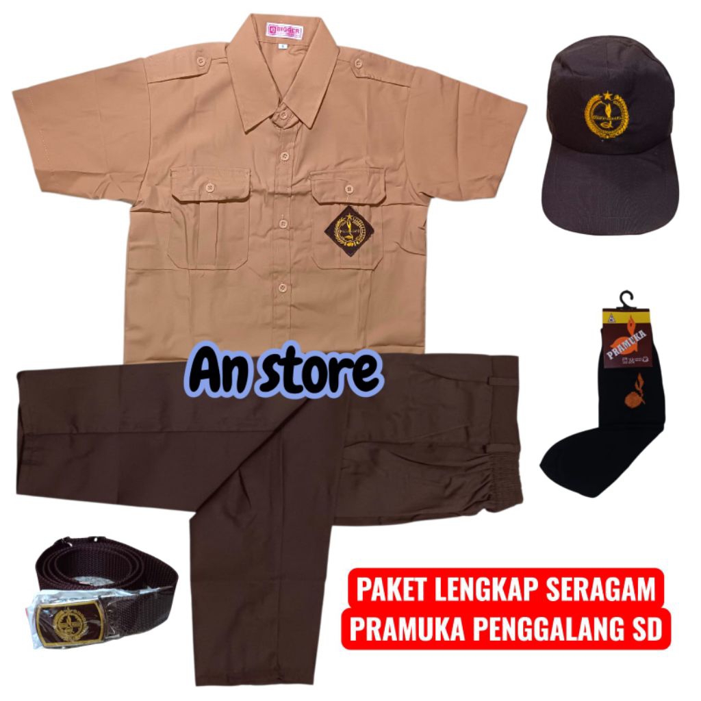 Seragam pramuka Penggalang sd laki laki,Seragam pramuka sd laki laki,Baju pramuka Penggalang sd laki