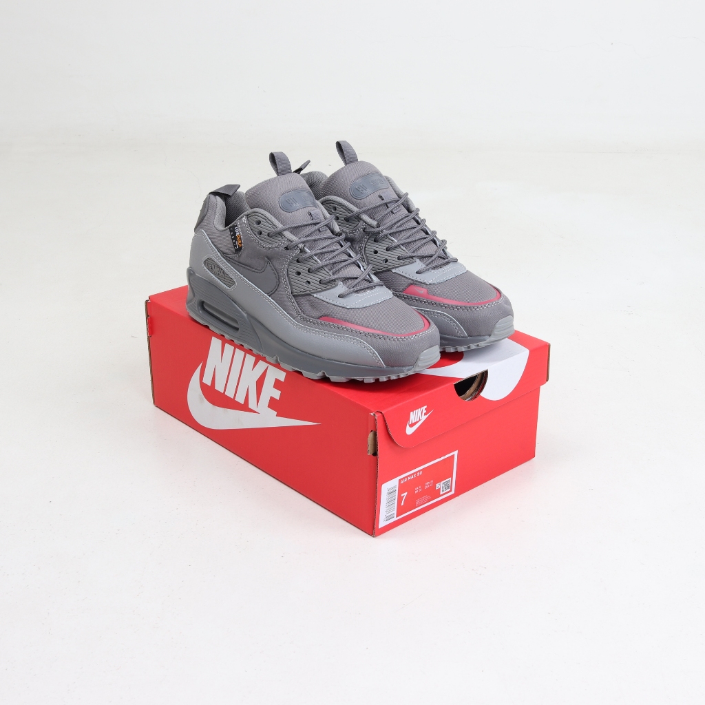 (FTBX) Sepatu Sneakers Nike Air Max 90 Surplus Wolf Grey