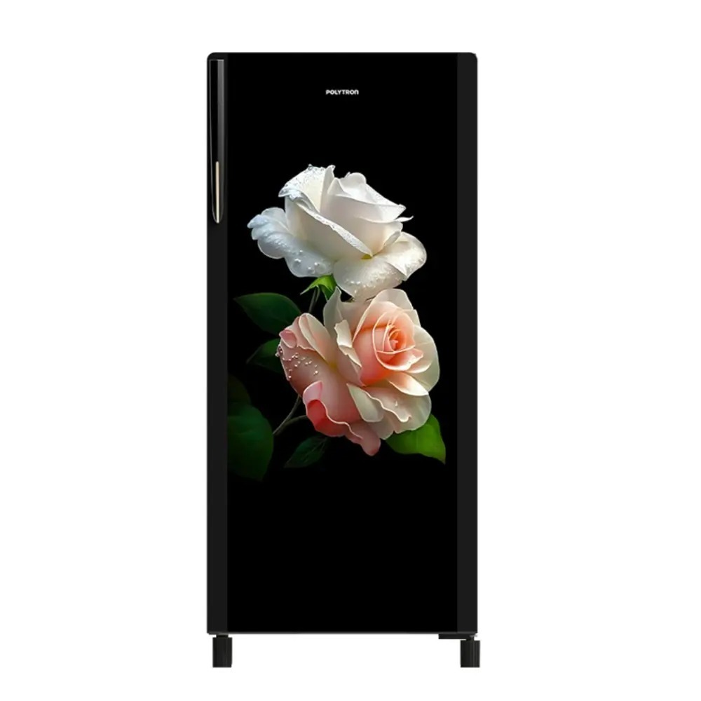 Polytron PRA18DRD Kulkas 1 Pintu 180 Liter Tempered Glass Door Jumbo Freezer Semi Auto Defrost Tempe