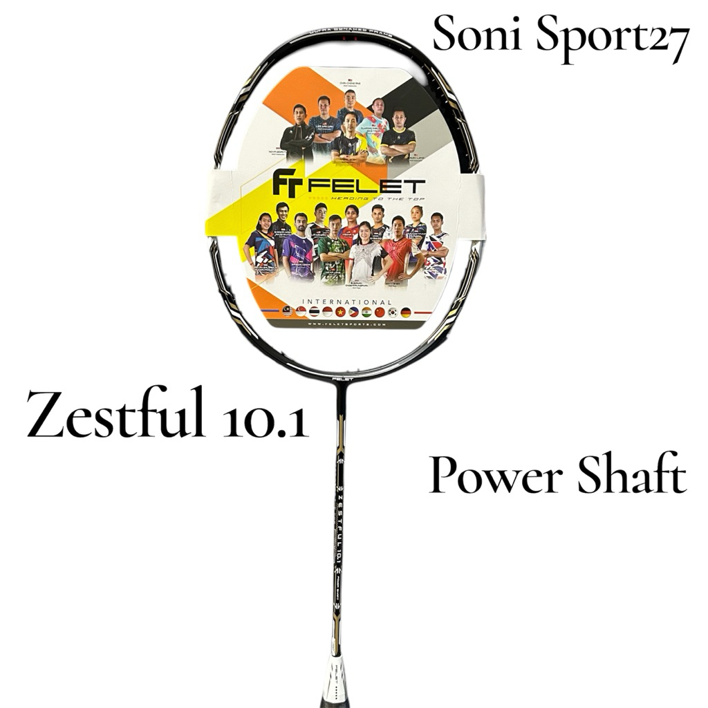 RAKET BADMINTON FELET ZESTFUL 10.1  10.2  10.3