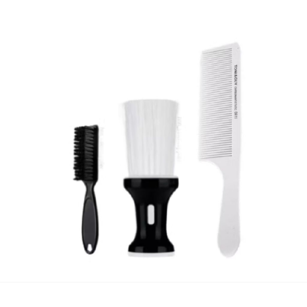 Paket Powder Brush Bundling Sisir 0611 Pangkas Rambut Salon Barbershop