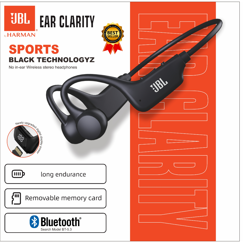 JBL U9 Bone Conduction Earphone BT5.2 IPX8