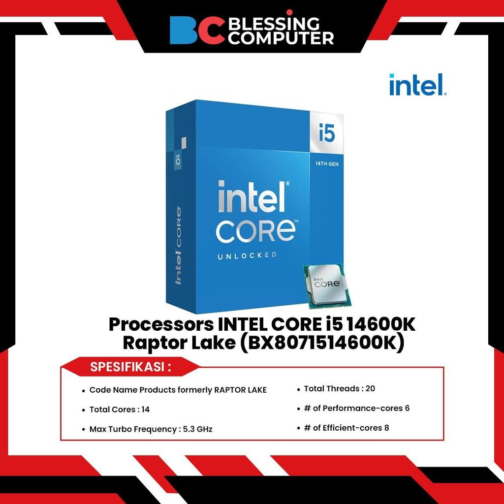 Processors INTEL CORE i5 14600K Raptor Lake (BX8071514600K)