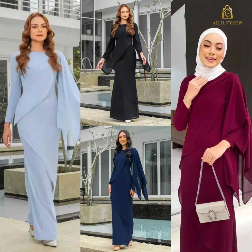 Dress Muslim Wanita Desain Elegan dan Nyaman Lily Dress BRIDESMAID ABAYA CERUTY BABYDOLL/GAMIS PESTA