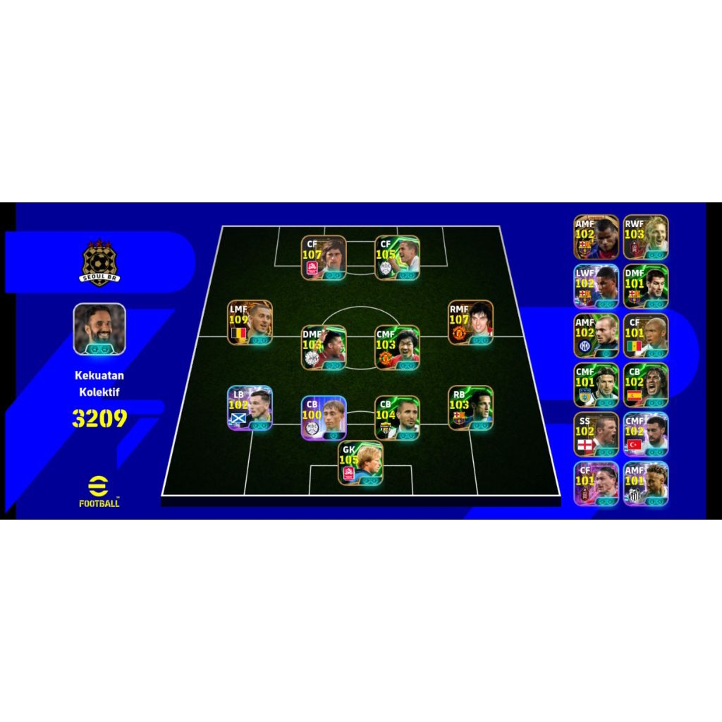 HAZARD BIGTIME, MULLER, OWEN, BEST Konami Games Akun Efootball/PES 2025/2026 TDK TAUT GP Resmi 100% 