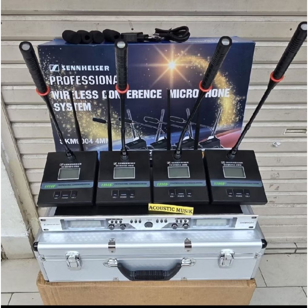 Mic Podium Wireless Sennheiser SKM 9004 Mic Meja SKM9004 Conference Mic
