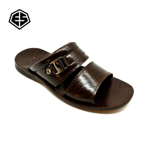 TERLARIS Sandal Slide DOLPHIN Kulit Asli Sandal Kulit Pria DOLPHIN D"25 tebaru unisex