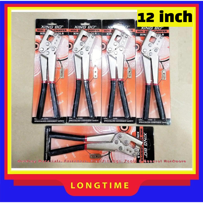 Xing Bo Tang Partisi 12" inch (300mm) Mini Stud Crimper Metal Fastening Tool Stud Crimping Tool