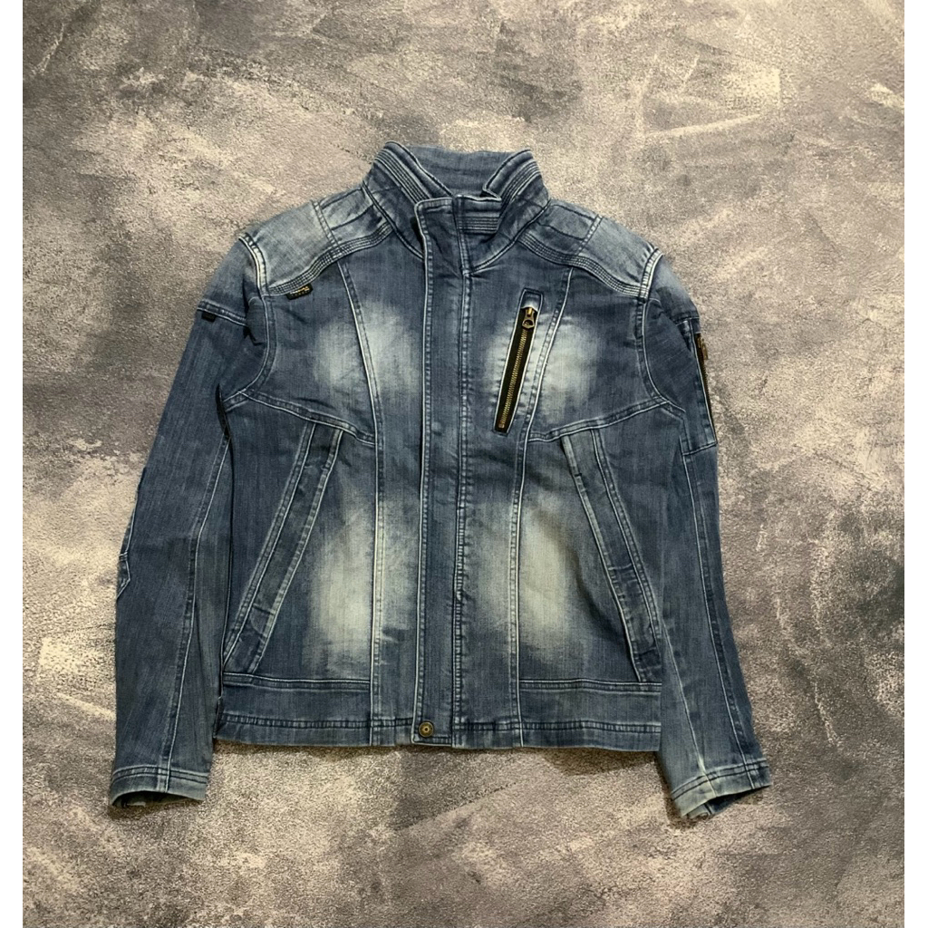 Jaket Denim Bikers Fieldcore x NwZ Japan
