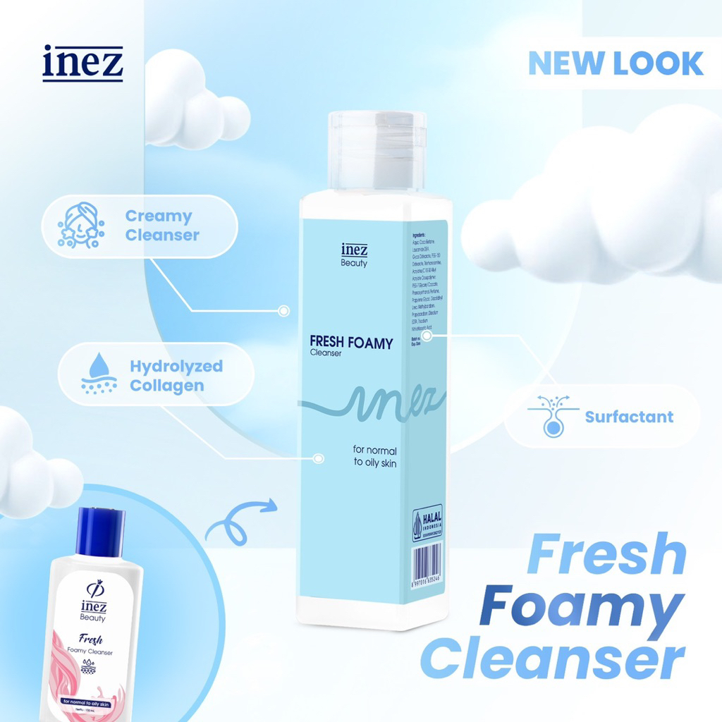 INEZ FRESH FOAMY CLEANSER / PEMBERSIH WAJAH