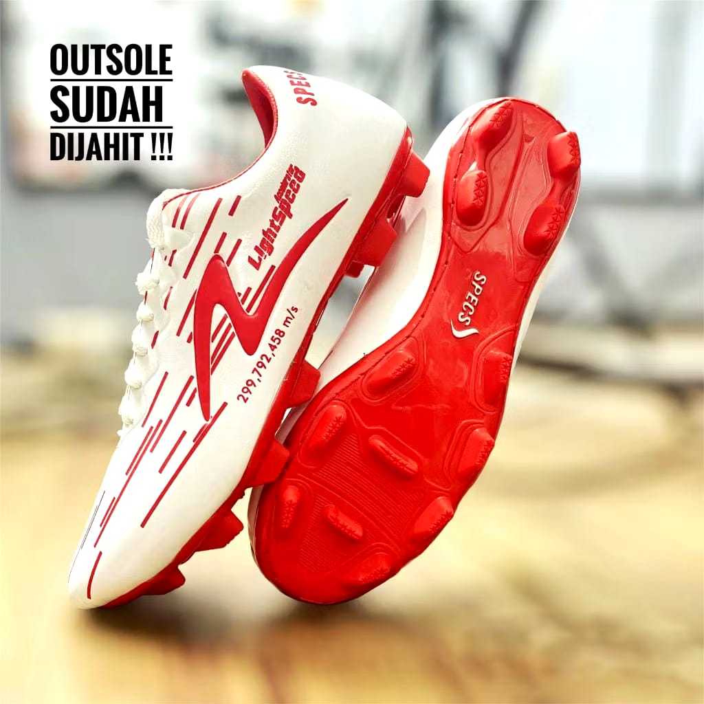 BESTPROMO SEPATU BOLA SPECS LIGHTSPEED REBORN OUTSOLE SUDAH DIJAHIT