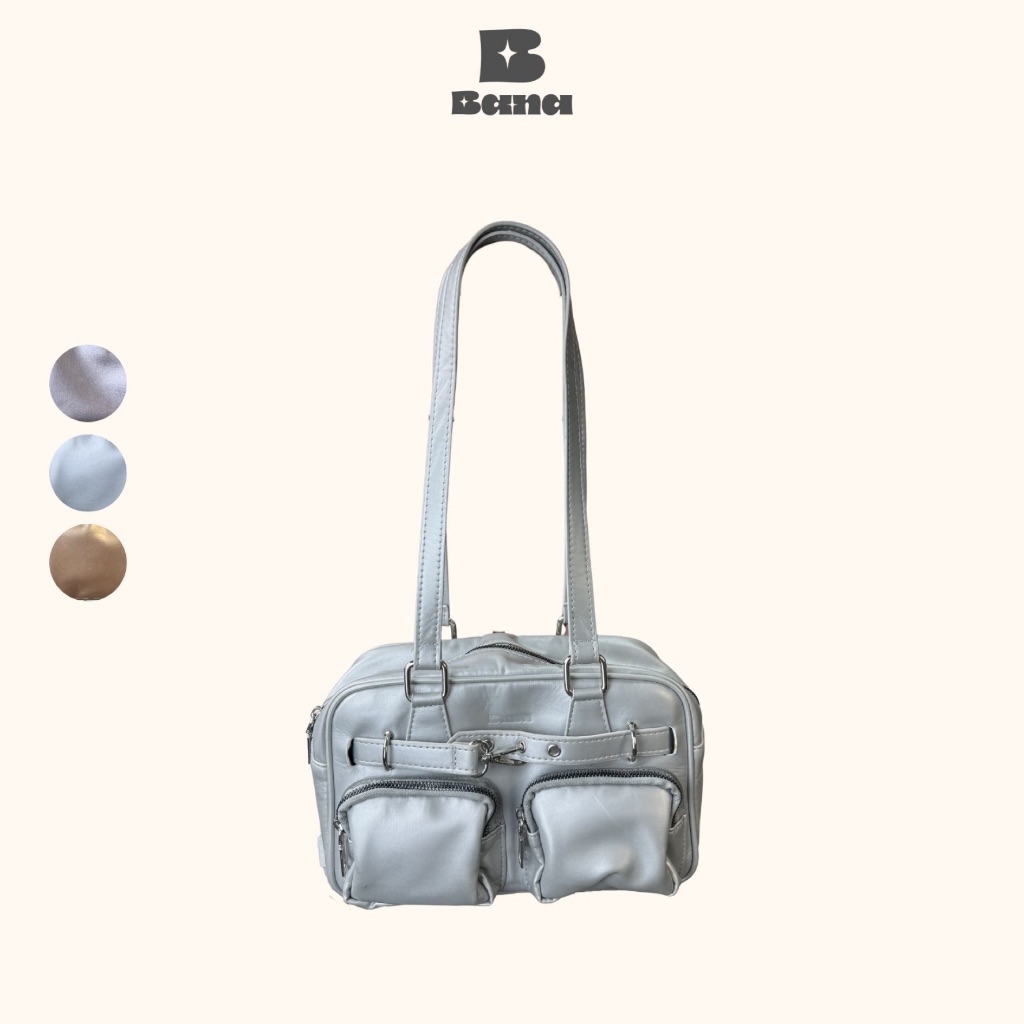 BANA Pixie Shoulder Bag | Tas Bahu Wanita Multi Kantong | Praktis & Rapi | Korean Style