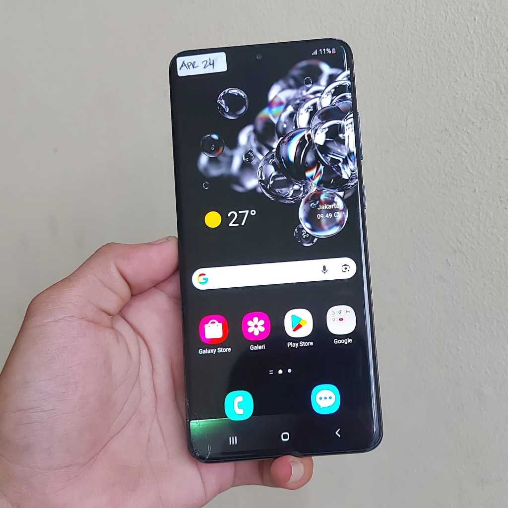 Samsung Galaxy S20 Ultra 5G NFC RAM 12GB Internal 128GB Ex Garansi SEIN