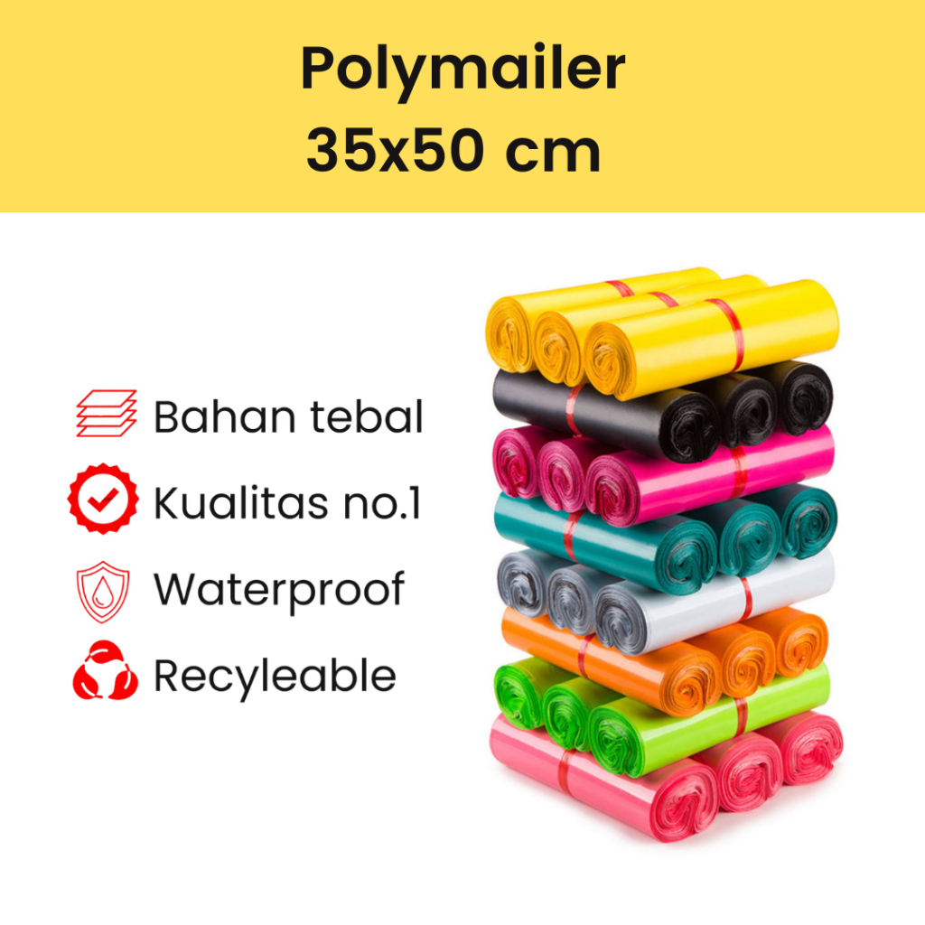 Polymailer 35x50cm / plastik packaging / plastik olshop / bungkus paket