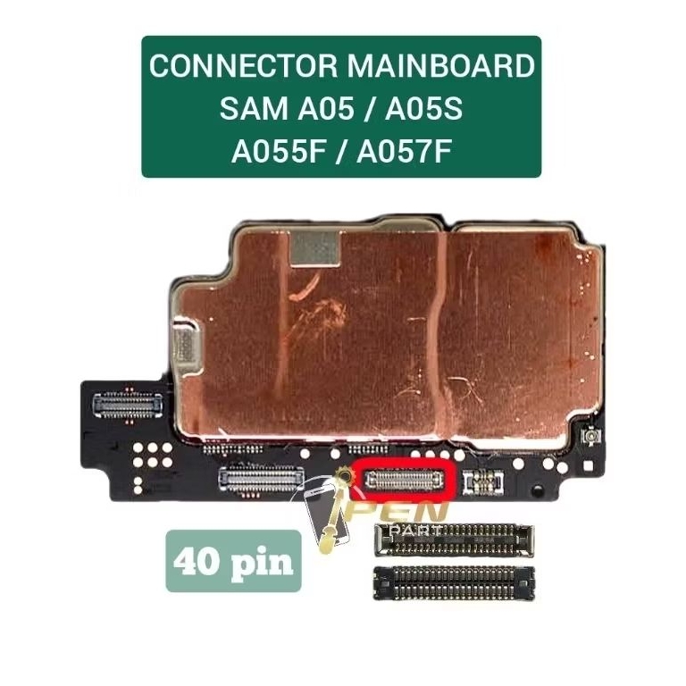 Konektor Mainboard A055F Samsung A05 A05s Soket Connector Board Di Mesin