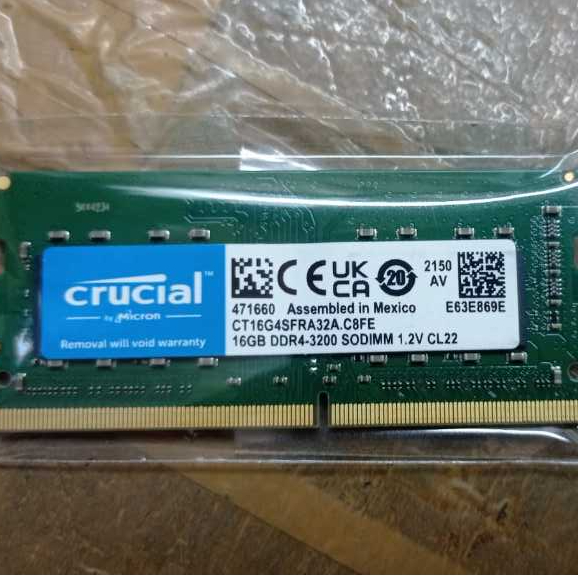 Sodimm 16GB DDR4. PC3200