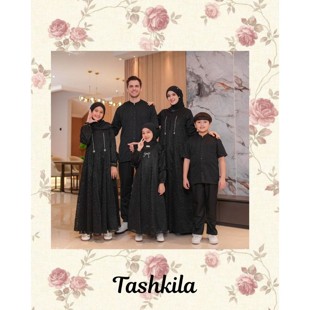( Sarimbit Ethica Royal Armor Black ) Gamis Ethica Kagumi 374 Kahfi 396 Kagumi Kids 201 Kahfi kids 2