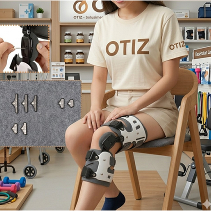 OA Unloader Knee Brace, OA Knee Brace Medial or Lateral Osteoarthritis Penyangga Lutut kiri atau kan