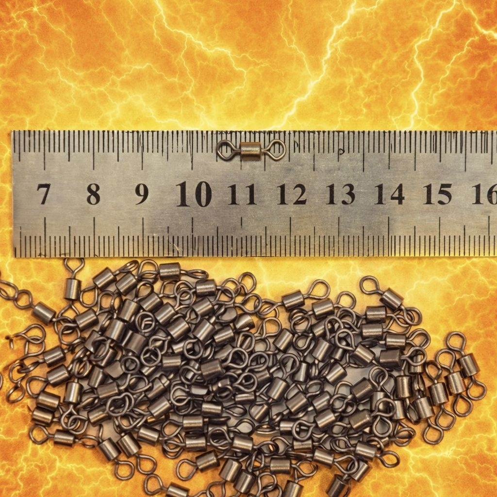 100pcs Kili kili  Pancing Rolling Swivel