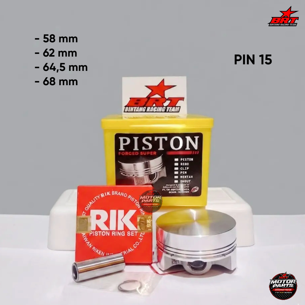 SUPER FORGET PISTON BRT PIN 15