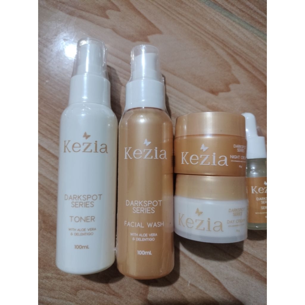 paket skincare set brand kezia & lumiwhite