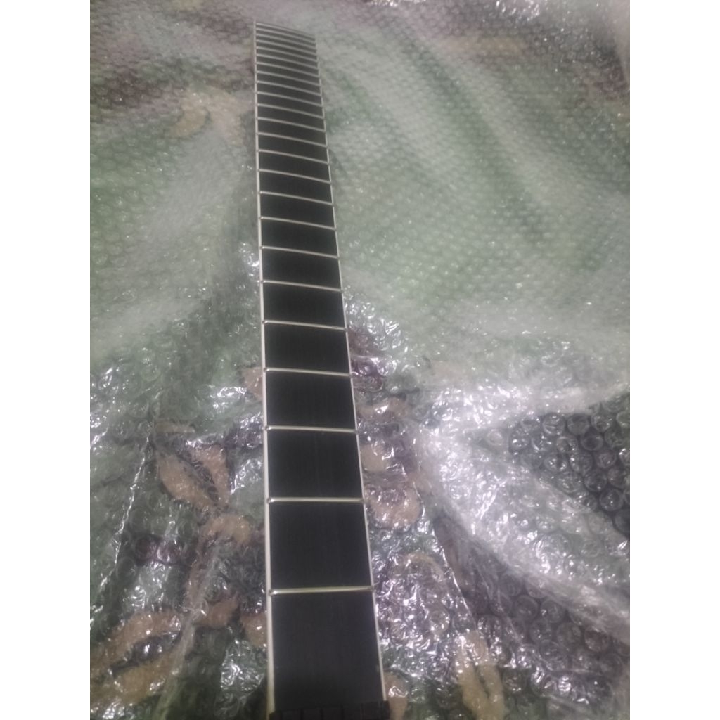 Neck Gitar Model Ibanez 24 Fret Skala 28” Fretboard Ebony Fret Blacksmith stenlis