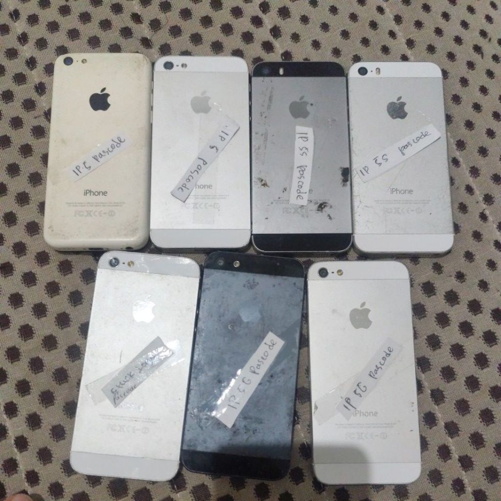 Iphone 5/5s Unit Mesin Minus Lock Icloud & Passcode (WAJIB BACA DESKRIPSI)