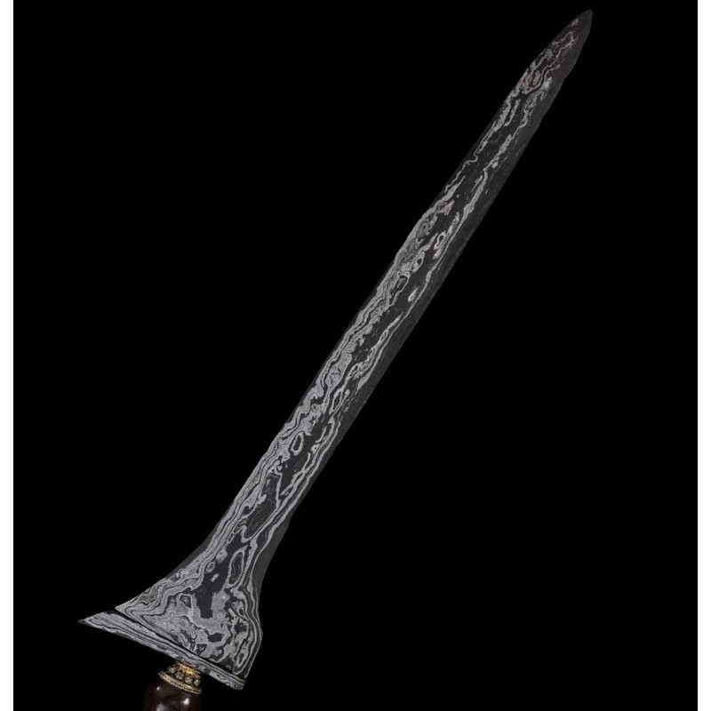 Keris Brojol Pamor Kulit Semangka Tuban Pajajaran Sepuh