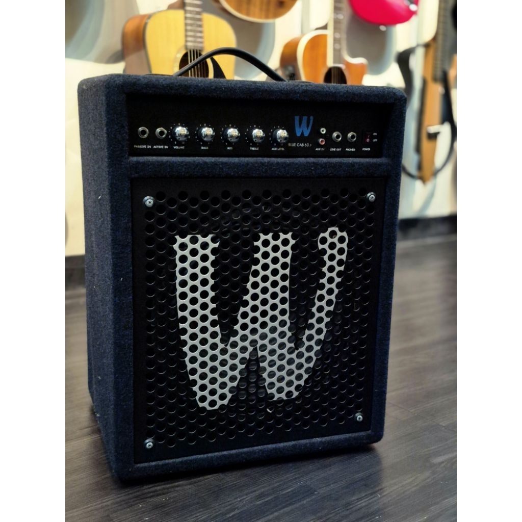 Ampli Bass warwick blue cab 60 watt