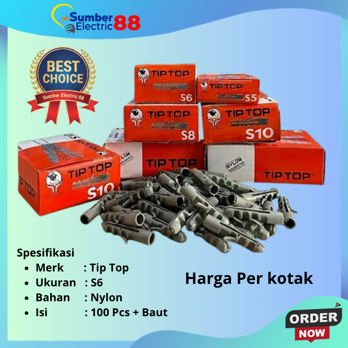 Viser S6 + Sekrup / Spiser S6 / Spiser + Sekrup / Fiser S6+Sekrup