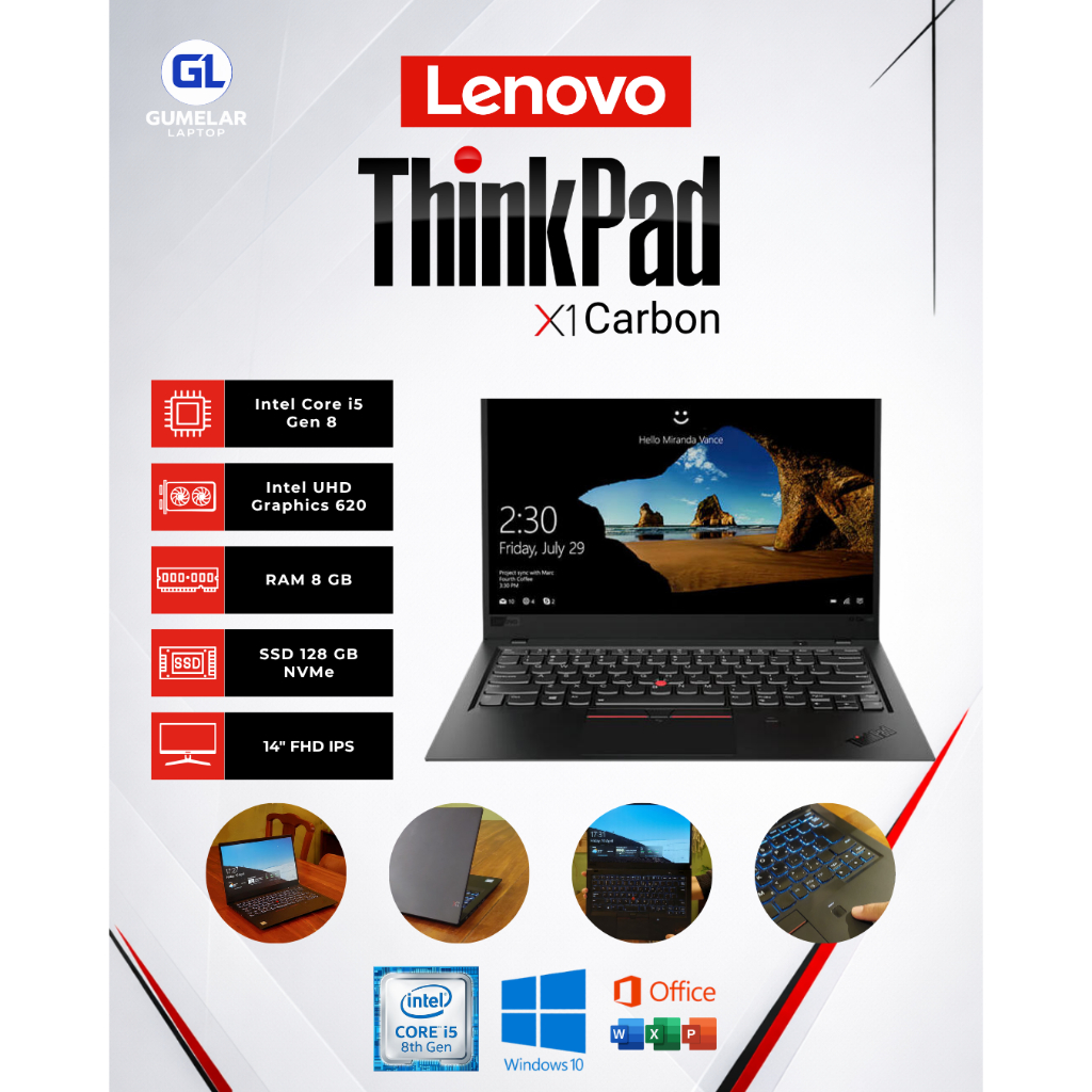 Lenovo ThinkPad X1 Carbon 6th i5 Gen 8