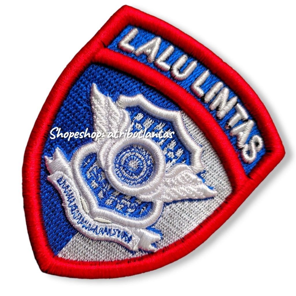 BADGE LANTAS TIMBUL TIGA MILI - LOGO LANTAS - PDL LANTAS - PDL POLISI - BET POLANTAS