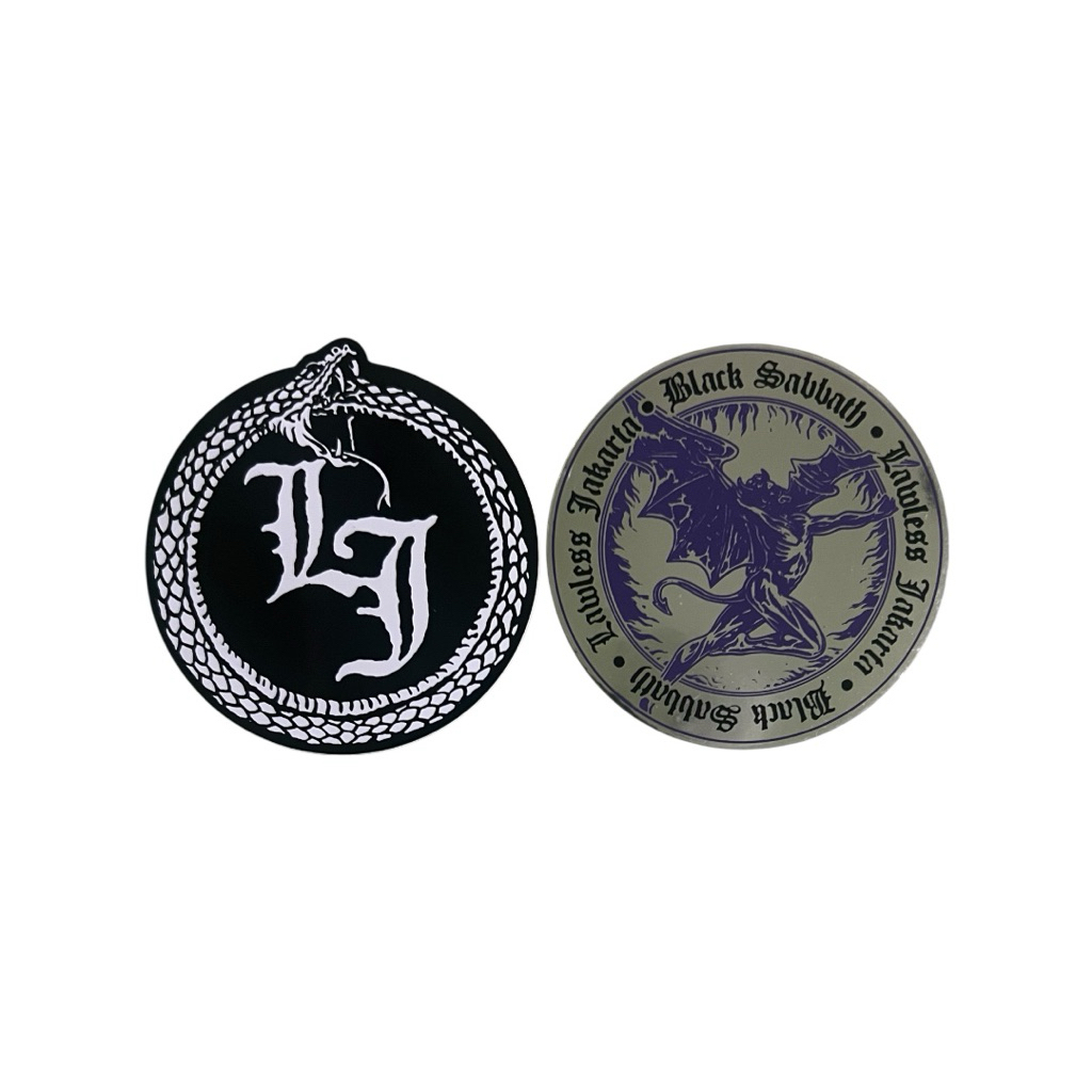 Sticker Pack Black Sabbath x Lawless Jakarta