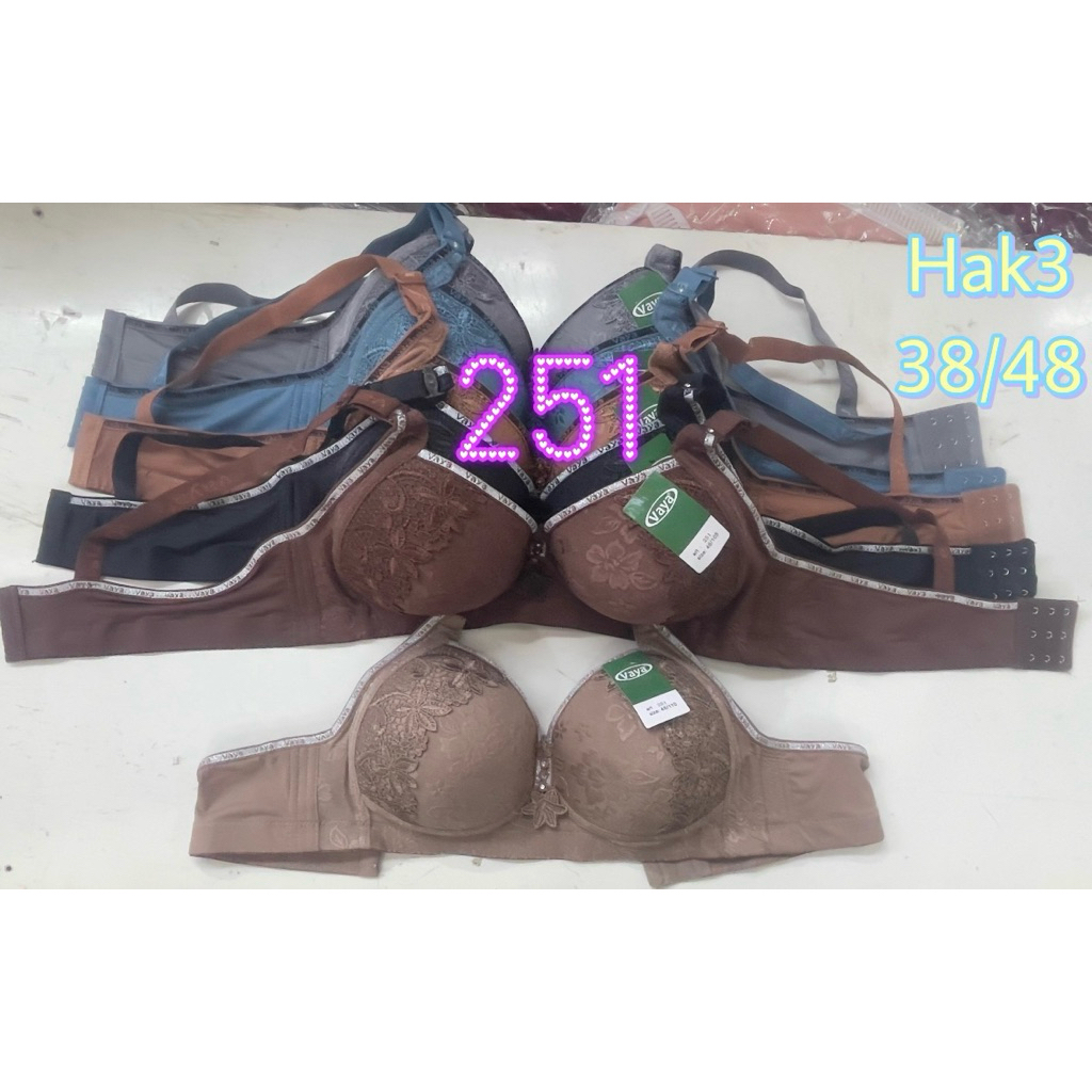 Bh Vaya Cup Jumbo Cup C Ada Busa Tanpa Kawat Cup C