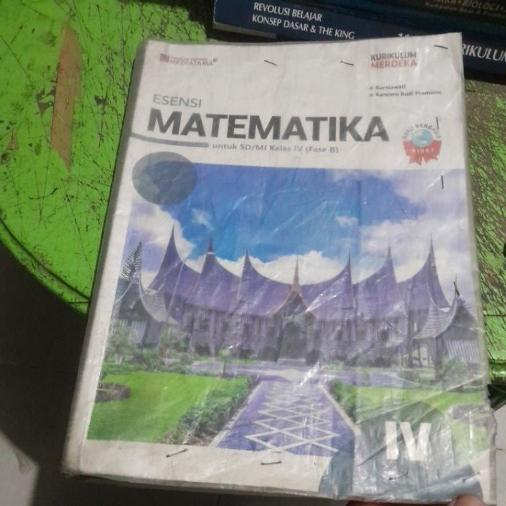 BUKU ESENSI MATEMATIKA UNTUK SD KELAS 4/IV FASE B KURIKULUM MERDEKA PENERBIT MEDIATAMA