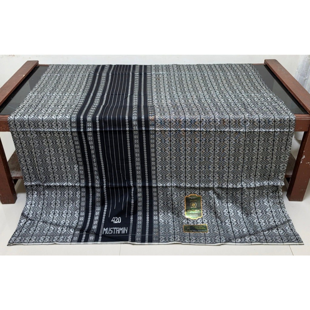 Sarung Tenun ATBM Mustamin 420 SGK Sutra 50% Exclusive