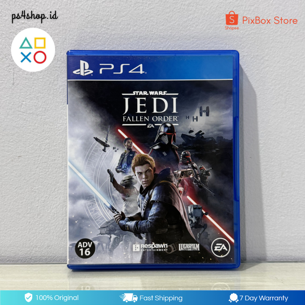 BD Kaset PS4 Star Wars Jedi Fallen Order Second Bekas Original | Game Starwars Petualangan Luar Angk