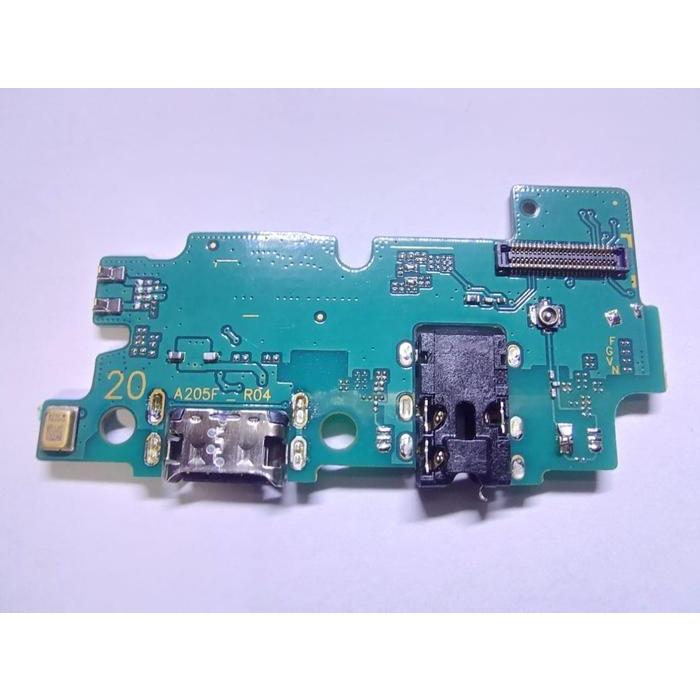 SAMSUNG A205F/M107F+CON H/F (GALAXY A20/M10S) PLUS IC FLEXIBLE PAPAN CAS KONEKTOR CHARGER PCB BOARD 