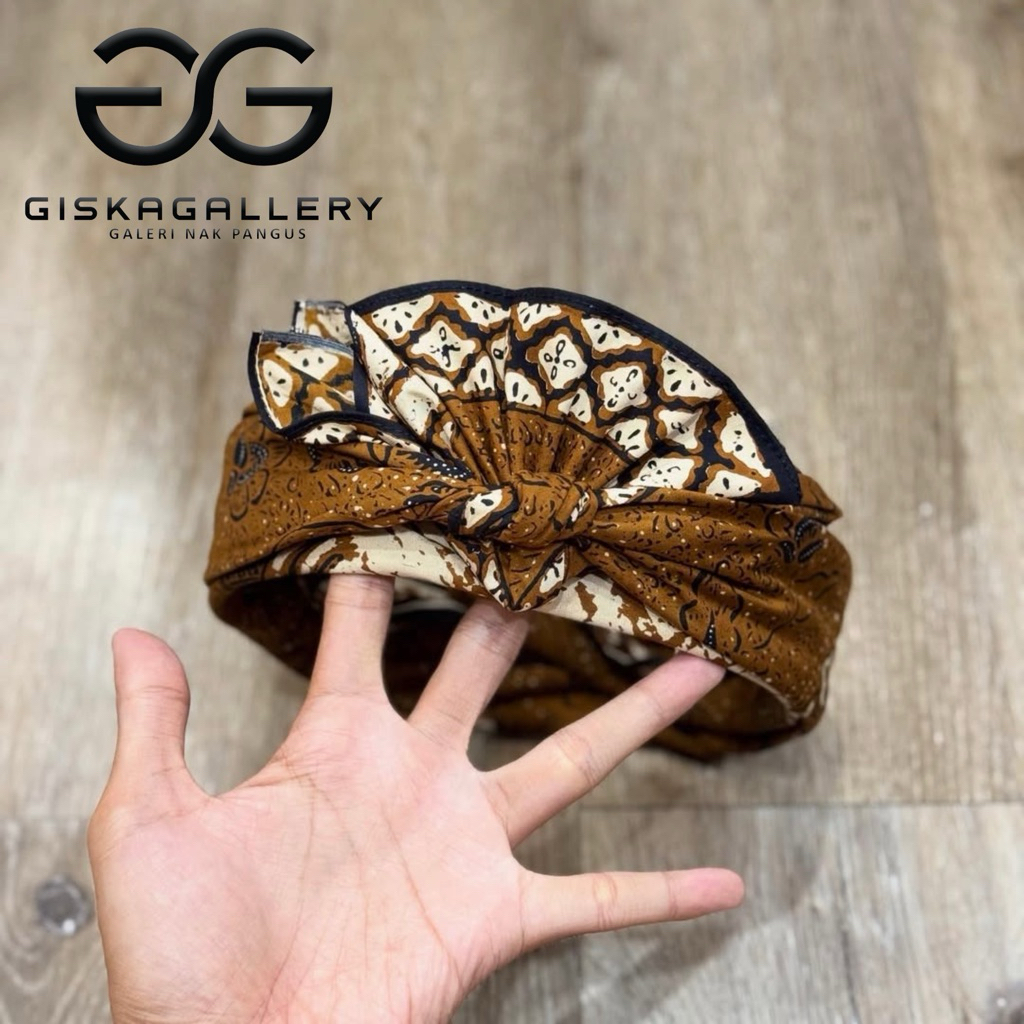 [ giska gallery  ] Udeng Batik Semi Tulis SYN Asli Motif Terbaru || Jadi Jangar Rimpit ( meudengpang