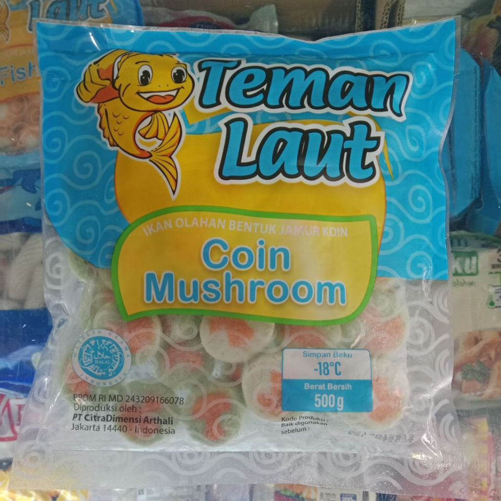 TEMAN LAUT COIN MUSHROOM 500G